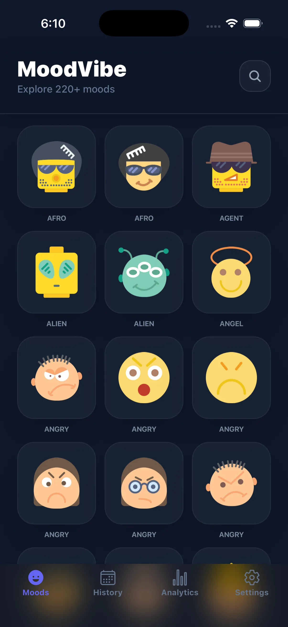 Mood Meter App Interface